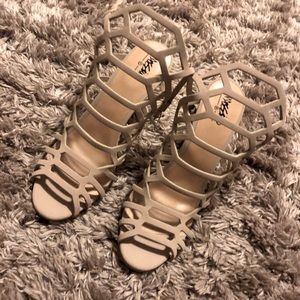 Beige Stilleto Heels